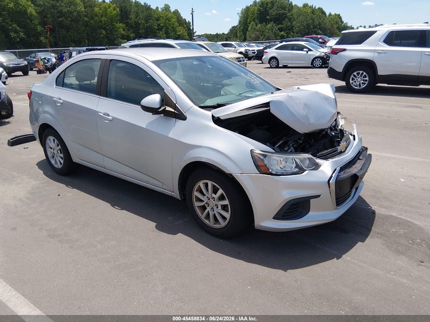 2017 Chevrolet SONIC VIN 1G1JD5SH4H4123967 IAAI salvage auction — NORMAL WEAR, Clear (North Carolina), sold $450 on 2026-07-05 (photo 1)
