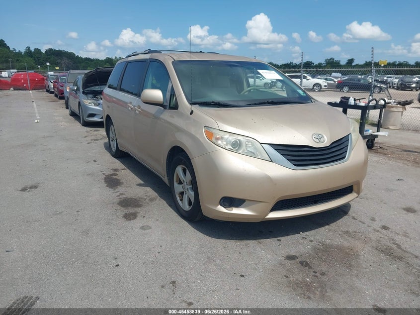 2011 Toyota Sienna VIN 5TDKK3DC2BS148871 IAAI salvage auction — NORMAL WEAR, Clear (Louisiana), sold $1,200 on 2026-07-20 (photo 1)