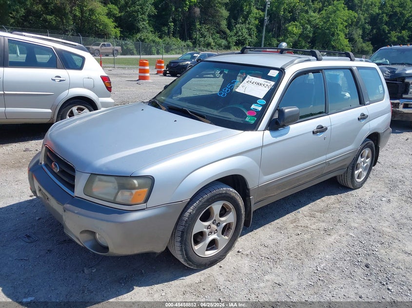 2003 Subaru Forester VIN JF1SG656X3H764292 IAAI salvage auction — NORMAL WEAR, Clear (Virginia), sold $550 on 2026-07-07 (photo 2)