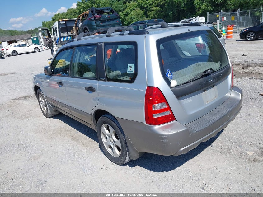2003 Subaru Forester VIN JF1SG656X3H764292 IAAI salvage auction — NORMAL WEAR, Clear (Virginia), sold $550 on 2026-07-07 (photo 3)
