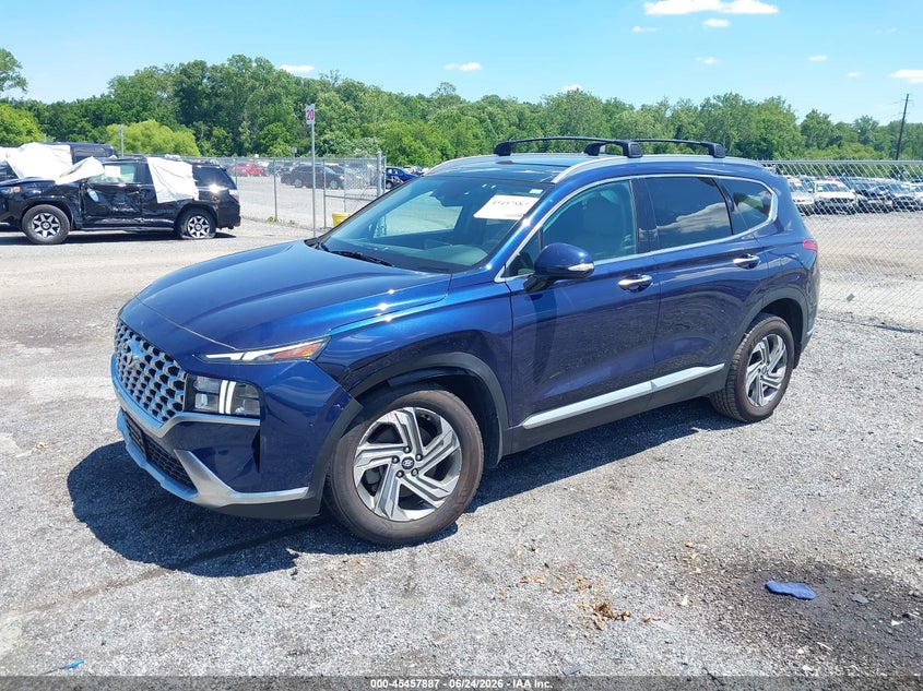2022 Hyundai Santa fe VIN 5NMS3DAJ9NH403741 IAAI salvage auction — LEFT FRONT, Salvage Title, sold $9,975 on 2026-08-24 (photo 2)