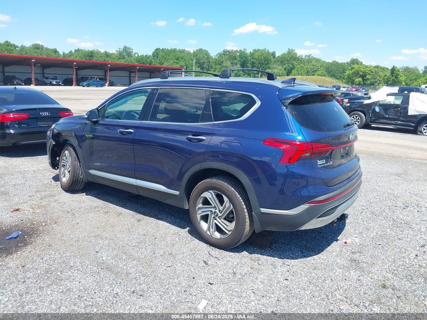 2022 Hyundai Santa fe VIN 5NMS3DAJ9NH403741 IAAI salvage auction — LEFT FRONT, Salvage Title, sold $9,975 on 2026-08-24 (photo 3)