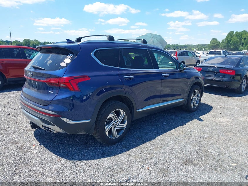 2022 Hyundai Santa fe VIN 5NMS3DAJ9NH403741 IAAI salvage auction — LEFT FRONT, Salvage Title, sold $9,975 on 2026-08-24 (photo 4)
