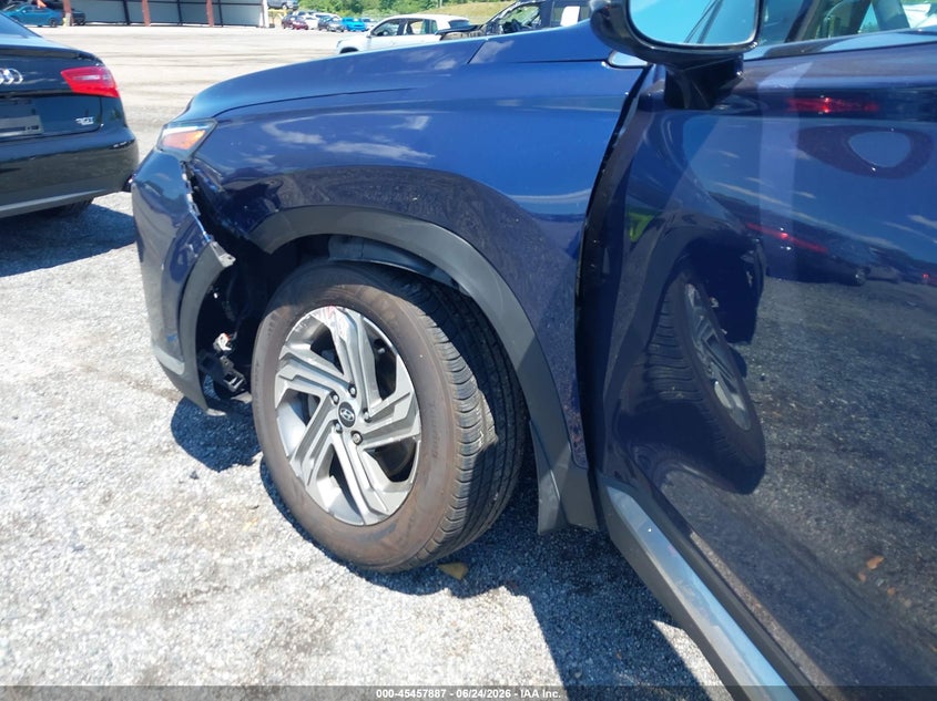 2022 Hyundai Santa fe VIN 5NMS3DAJ9NH403741 IAAI salvage auction — LEFT FRONT, Salvage Title, sold $9,975 on 2026-08-24 (photo 6)