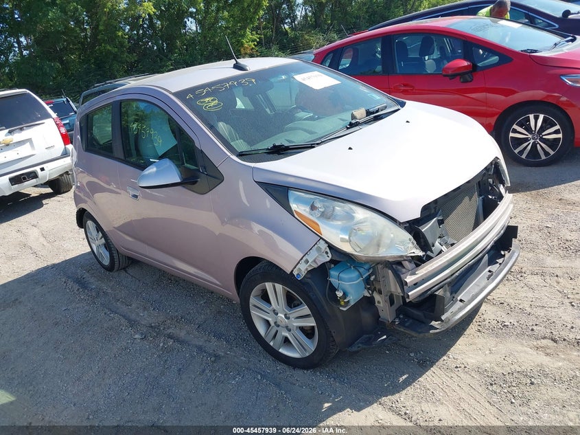 2013 Chevrolet Spark VIN KL8CD6S92DC578937 IAAI salvage auction — REAR END, Clear (Indiana), sold $850 on 2026-07-15 (photo 1)
