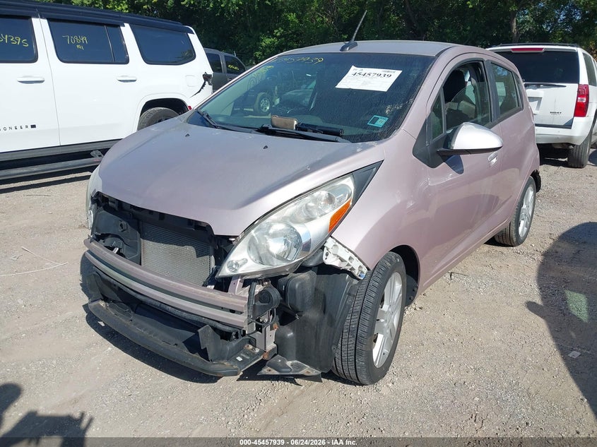 2013 Chevrolet Spark VIN KL8CD6S92DC578937 IAAI salvage auction — REAR END, Clear (Indiana), sold $850 on 2026-07-15 (photo 2)