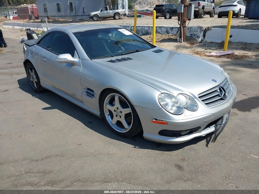 2003 Mercedes-benz Sl-klasse VIN WDBSK75F63F020617 IAAI salvage auction — LEFT SIDE, Salvage (California), sold $1,325 on 2026-07-21 (photo 1)