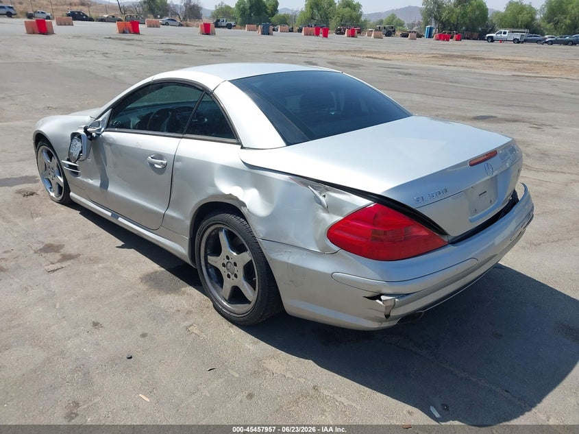 2003 Mercedes-benz Sl-klasse VIN WDBSK75F63F020617 IAAI salvage auction — LEFT SIDE, Salvage (California), sold $1,325 on 2026-07-21 (photo 3)