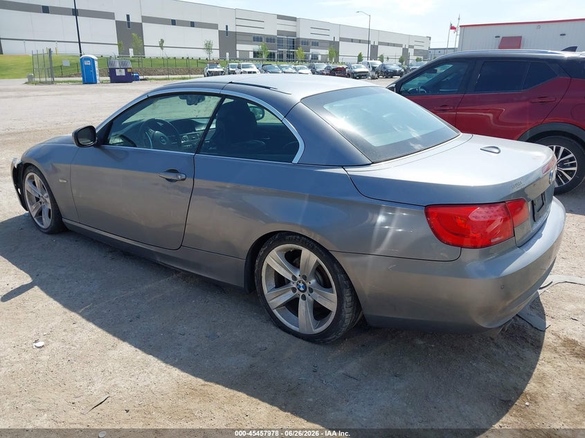 2011 BMW 3 series VIN WBADW3C50BE446449 IAAI salvage auction — FRONT END, Salvage (Texas), sold $300 on 2026-08-18 (photo 3)