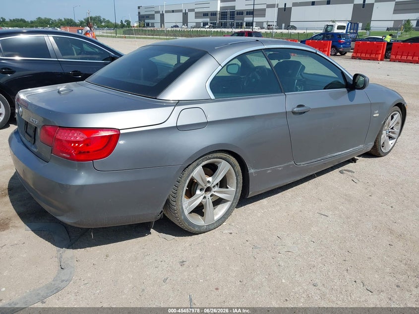 2011 BMW 3 series VIN WBADW3C50BE446449 IAAI salvage auction — FRONT END, Salvage (Texas), sold $300 on 2026-08-18 (photo 4)