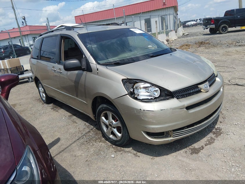 2004 Toyota Sienna VIN 5TDZA23C54S150839 IAAI salvage auction — NORMAL WEAR, Clear (Tennessee), sold $600 on 2026-07-23 (photo 1)