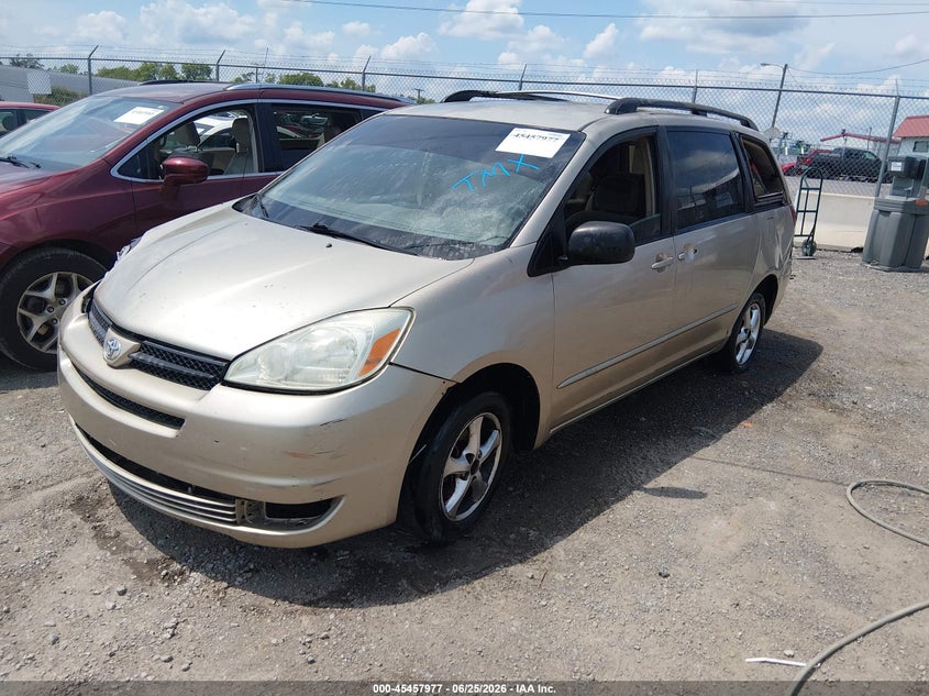 2004 Toyota Sienna VIN 5TDZA23C54S150839 IAAI salvage auction — NORMAL WEAR, Clear (Tennessee), sold $600 on 2026-07-23 (photo 2)