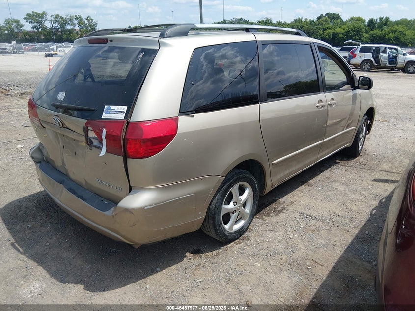 2004 Toyota Sienna VIN 5TDZA23C54S150839 IAAI salvage auction — NORMAL WEAR, Clear (Tennessee), sold $600 on 2026-07-23 (photo 4)