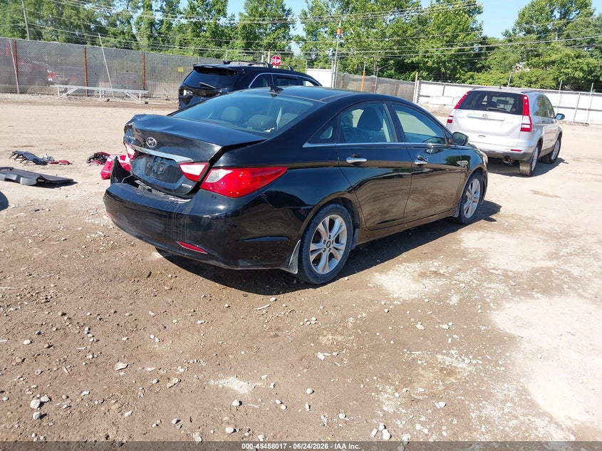 2013 Hyundai Sonata VIN 5NPEC4AC5DH551014 IAAI salvage auction — REAR END, Salvage (Ohio), sold $825 on 2026-07-16 (photo 4)