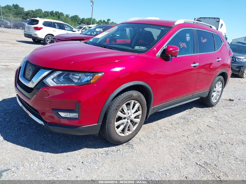 2017 Nissan Rogue VIN JN8AT2MV4HW282220 IAAI salvage auction — RIGHT REAR, Salvage (Pennsylvania), sold $3,300 on 2026-07-08 (photo 2)