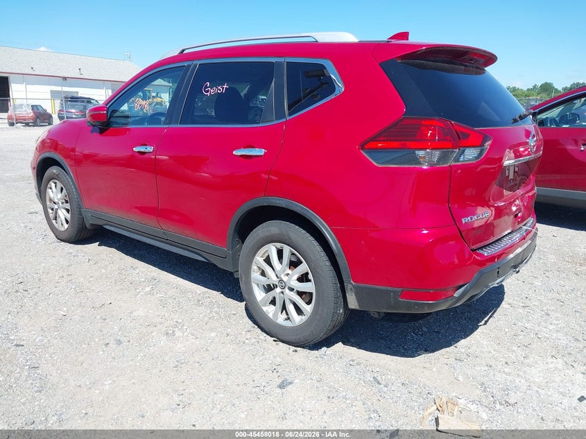 2017 Nissan Rogue VIN JN8AT2MV4HW282220 IAAI salvage auction — RIGHT REAR, Salvage (Pennsylvania), sold $3,300 on 2026-07-08 (photo 3)