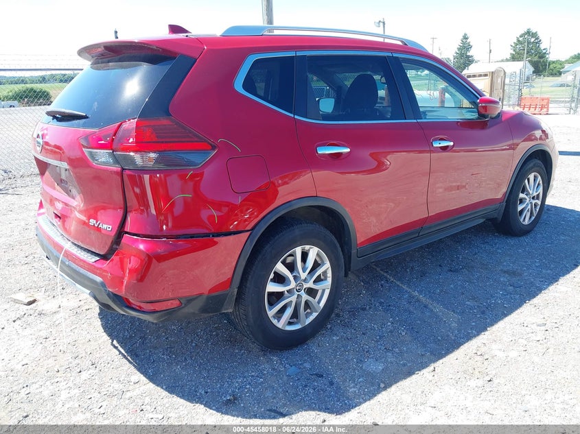 2017 Nissan Rogue VIN JN8AT2MV4HW282220 IAAI salvage auction — RIGHT REAR, Salvage (Pennsylvania), sold $3,300 on 2026-07-08 (photo 4)