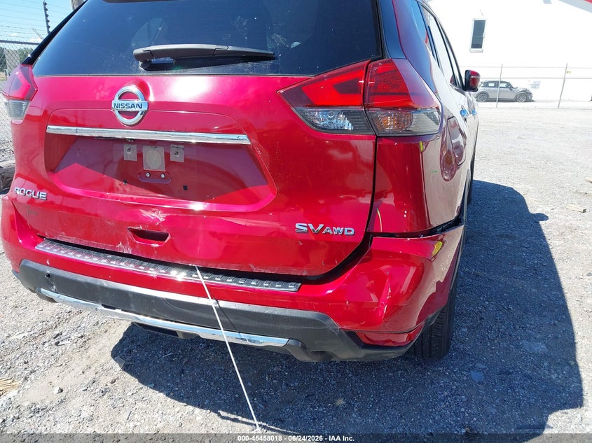 2017 Nissan Rogue VIN JN8AT2MV4HW282220 IAAI salvage auction — RIGHT REAR, Salvage (Pennsylvania), sold $3,300 on 2026-07-08 (photo 6)