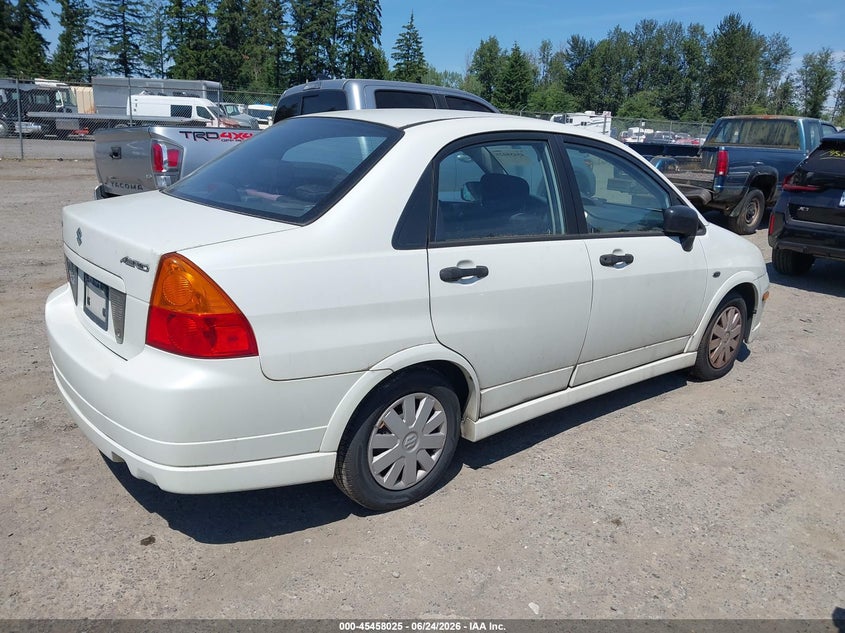2007 Suzuki Aerio VIN JS2RA62S075353783 IAAI salvage auction — NORMAL WEAR, Clear (Washington), sold $475 on 2026-07-08 (photo 4)
