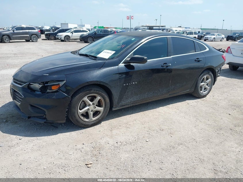 2017 Chevrolet Malibu VIN 1G1ZB5ST5HF101039 IAAI salvage auction — REAR END, Salvage (Texas), sold $900 on 2026-07-19 (photo 2)