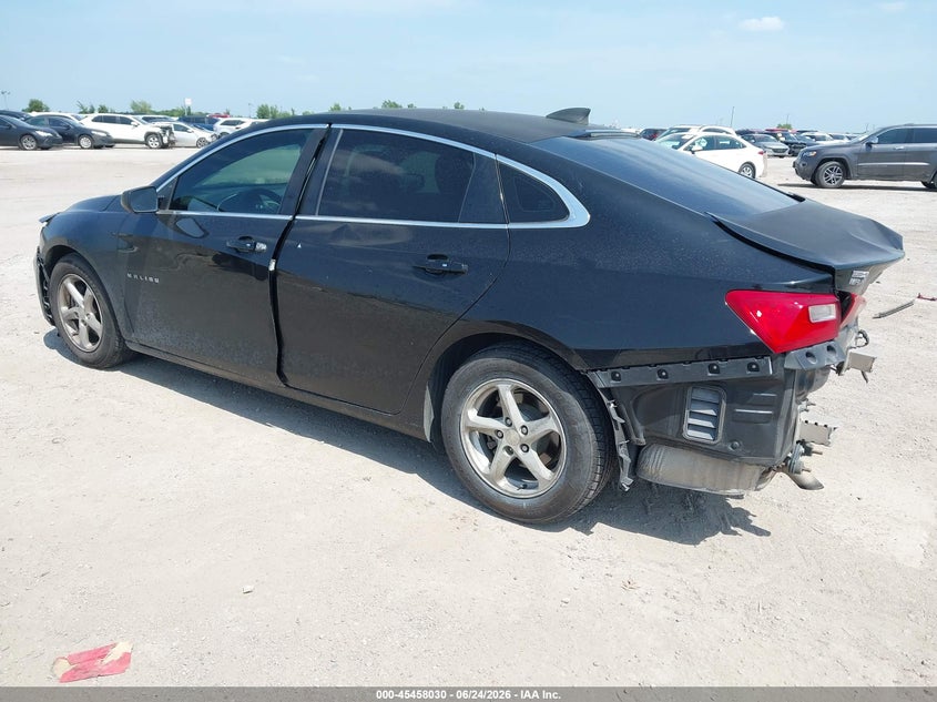 2017 Chevrolet Malibu VIN 1G1ZB5ST5HF101039 IAAI salvage auction — REAR END, Salvage (Texas), sold $900 on 2026-07-19 (photo 3)
