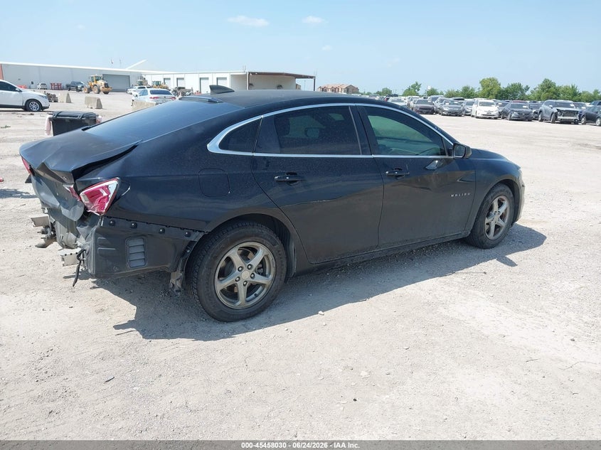 2017 Chevrolet Malibu VIN 1G1ZB5ST5HF101039 IAAI salvage auction — REAR END, Salvage (Texas), sold $900 on 2026-07-19 (photo 4)