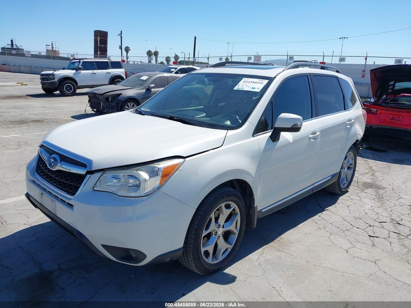 2016 Subaru Forester VIN JF2SJAXC7GH454786 IAAI salvage auction — FRONT & REAR, Salvage (California), sold $1,700 on 2026-07-08 (photo 2)