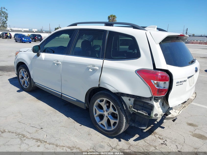 2016 Subaru Forester VIN JF2SJAXC7GH454786 IAAI salvage auction — FRONT & REAR, Salvage (California), sold $1,700 on 2026-07-08 (photo 3)