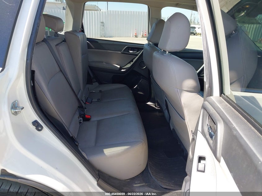 2016 Subaru Forester VIN JF2SJAXC7GH454786 IAAI salvage auction — FRONT & REAR, Salvage (California), sold $1,700 on 2026-07-08 (photo 8)