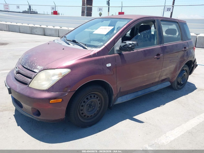 2005 Scion Xa VIN JTKKT624350116733 IAAI salvage auction — FRONT & REAR, Salvage (California), sold $750 on 2026-08-26 (photo 2)
