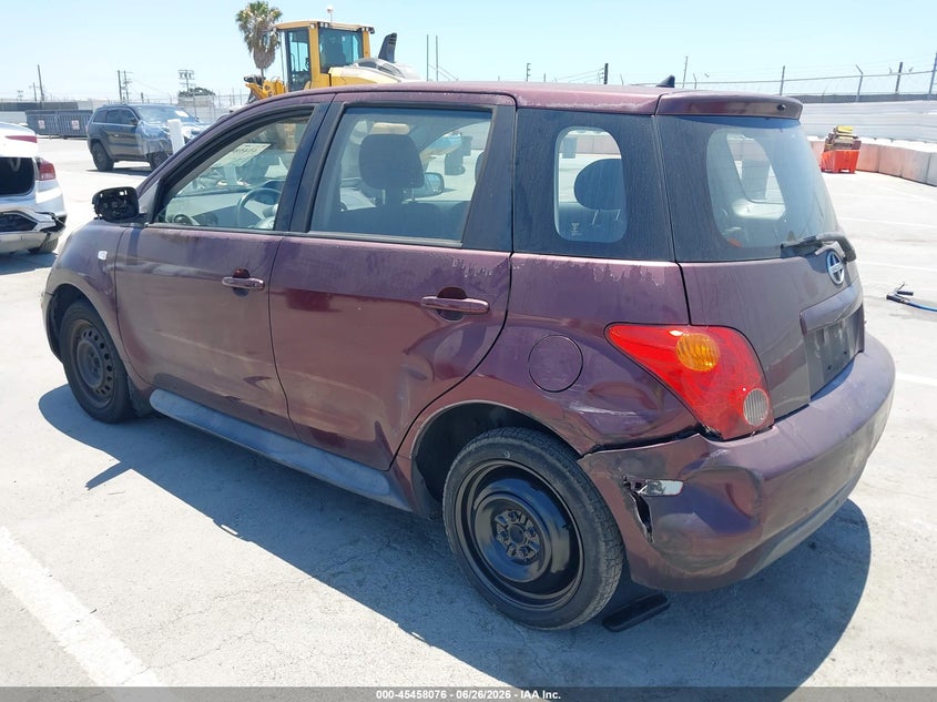 2005 Scion Xa VIN JTKKT624350116733 IAAI salvage auction — FRONT & REAR, Salvage (California), sold $750 on 2026-08-26 (photo 3)