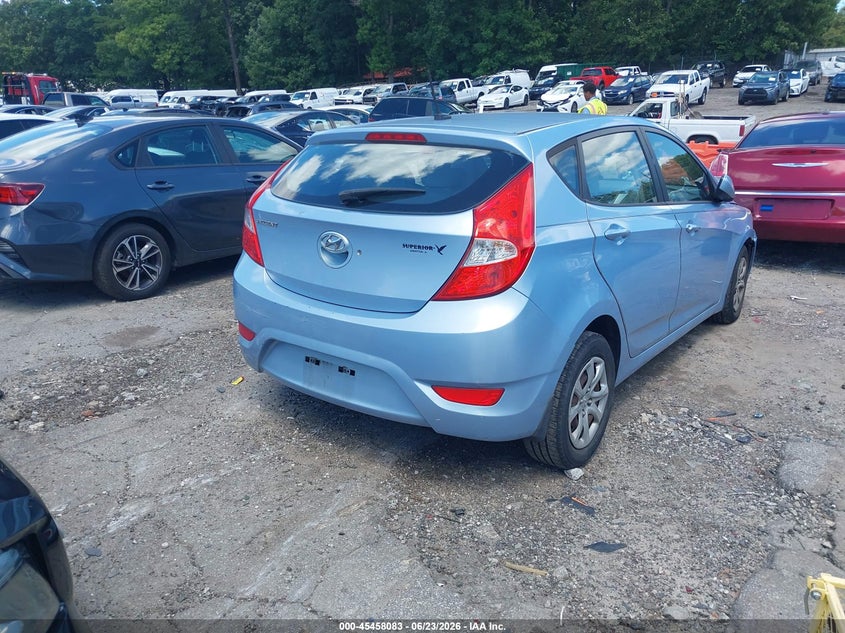 2013 Hyundai Accent VIN KMHCT5AE1DU081127 IAAI salvage auction — FRONT END, Salvage (Georgia), sold $25 on 2026-07-29 (photo 4)