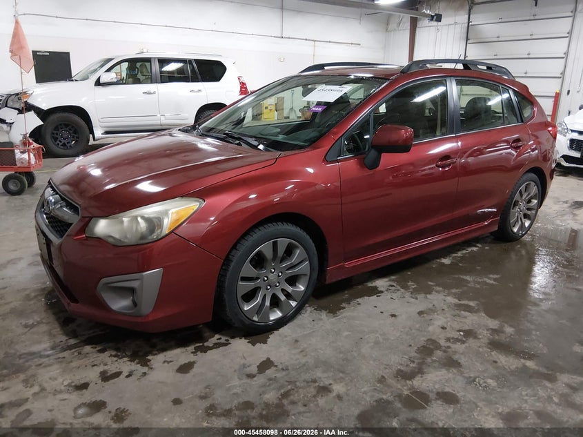 2013 Subaru Impreza VIN JF1GPAU64D2873135 IAAI salvage auction — HAIL, Salvage (Iowa), sold $2,400 on 2026-07-28 (photo 2)
