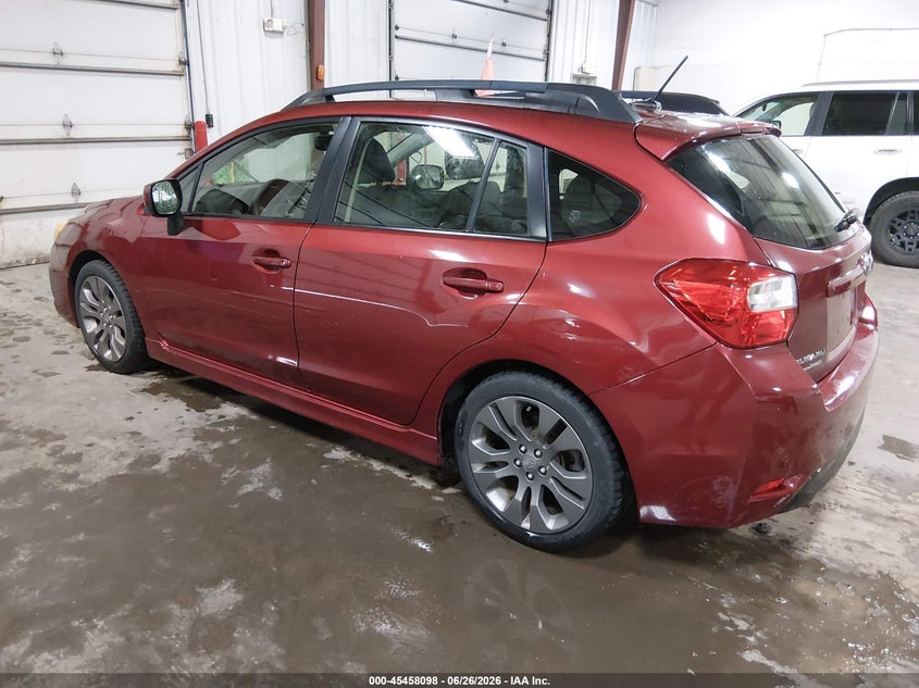 2013 Subaru Impreza VIN JF1GPAU64D2873135 IAAI salvage auction — HAIL, Salvage (Iowa), sold $2,400 on 2026-07-28 (photo 3)