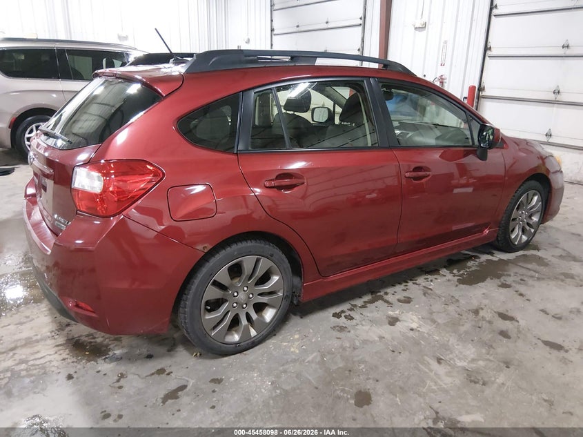 2013 Subaru Impreza VIN JF1GPAU64D2873135 IAAI salvage auction — HAIL, Salvage (Iowa), sold $2,400 on 2026-07-28 (photo 4)