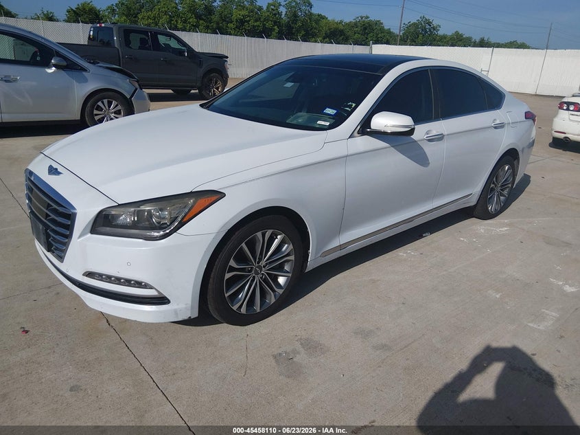 2016 Hyundai Genesis VIN KMHGN4JE9GU115230 IAAI salvage auction — NORMAL WEAR, Original (Texas), sold $1,550 on 2026-07-31 (photo 2)