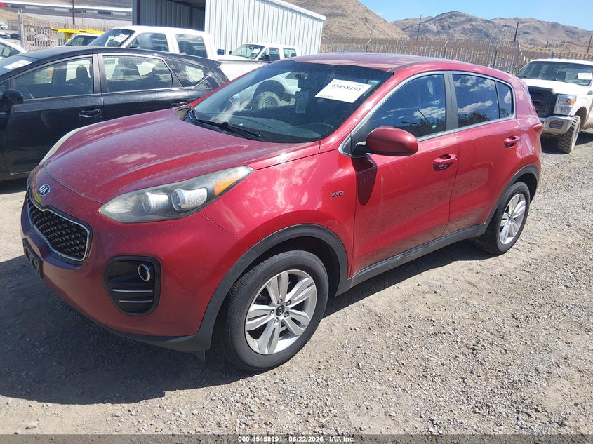 2017 Kia Sportage VIN KNDPMCAC4H7079124 IAAI salvage auction — NORMAL WEAR, Regular (Nevada), sold $1,450 on 2026-07-24 (photo 2)