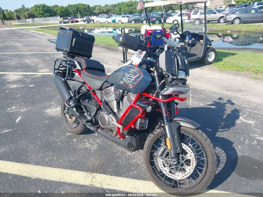2025 Harley-davidson Pan america VIN MLY1ZGS17SS952989 IAAI salvage auction — FRONT END, Salvage Title, sold $625 on 2026-07-29 (photo 1)