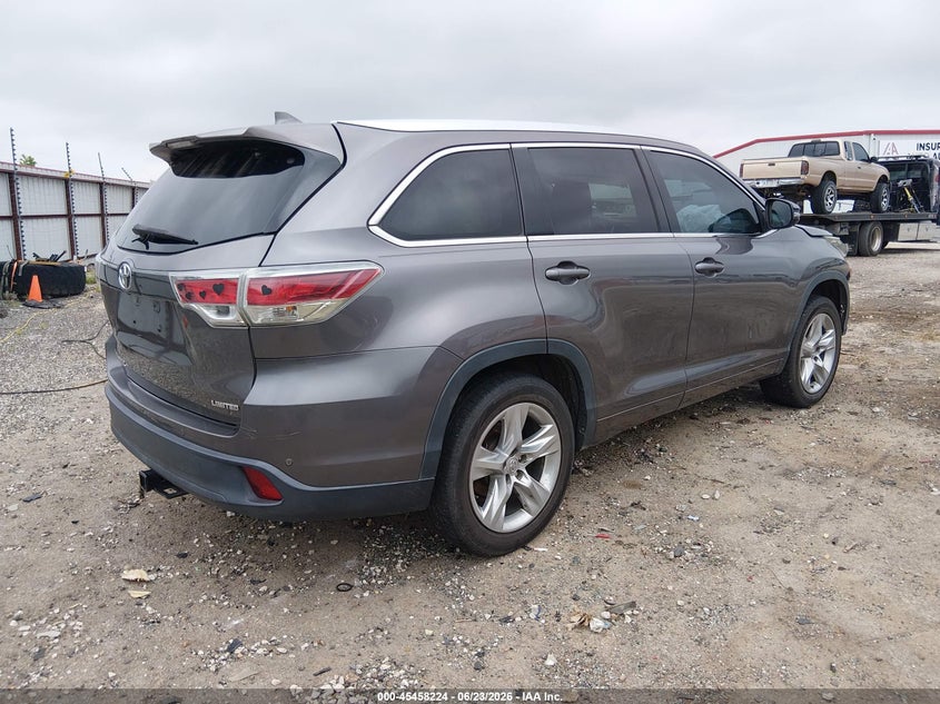 2015 Toyota Highlander VIN 5TDYKRFH5FS112491 IAAI salvage auction — FRONT END, Clear (Arkansas), sold $3,450 on 2026-07-29 (photo 4)