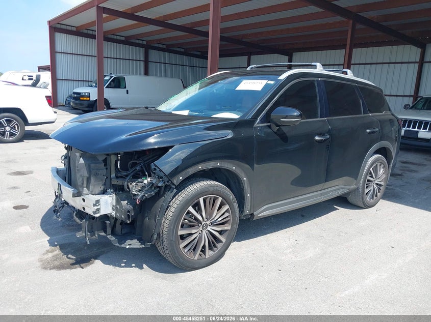 2023 Infiniti Qx60 VIN 5N1DL1GR0PC333046 IAAI salvage auction — FRONT END, Salvage Title, sold $6,550 on 2026-07-29 (photo 2)