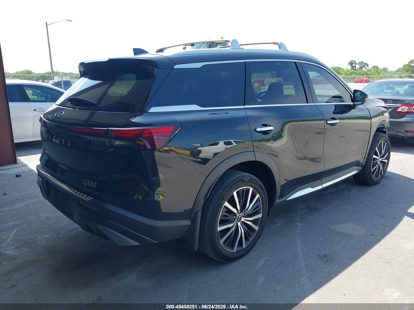 2023 Infiniti Qx60 VIN 5N1DL1GR0PC333046 IAAI salvage auction — FRONT END, Salvage Title, sold $6,550 on 2026-07-29 (photo 4)