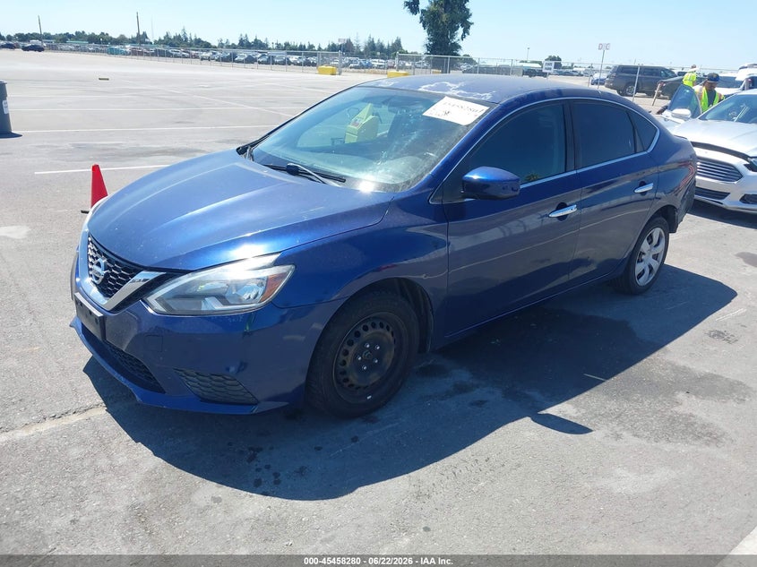 2017 Nissan Sentra VIN 3N1AB7APXHY270229 IAAI salvage auction — REAR END, Salvage (California), sold $1,400 on 2026-07-09 (photo 2)