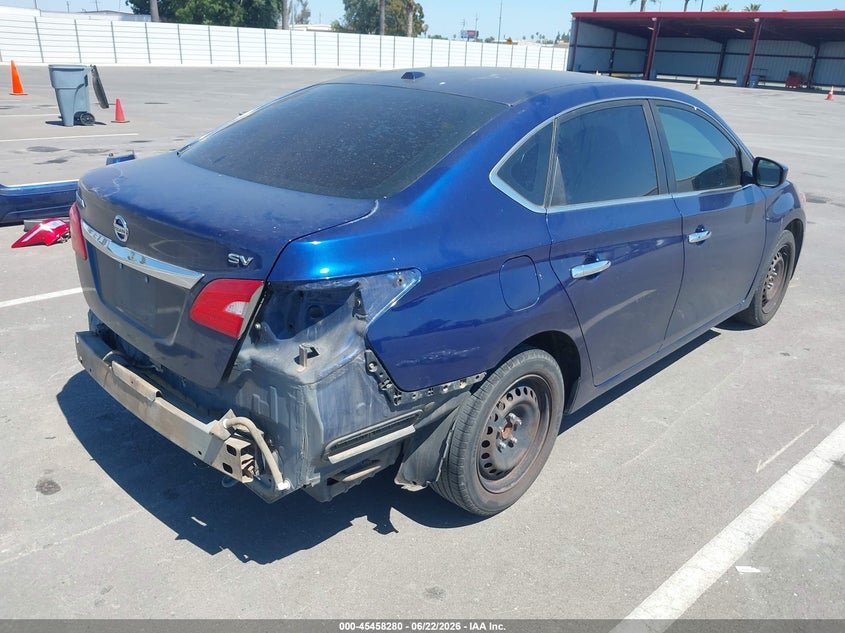 2017 Nissan Sentra VIN 3N1AB7APXHY270229 IAAI salvage auction — REAR END, Salvage (California), sold $1,400 on 2026-07-09 (photo 4)