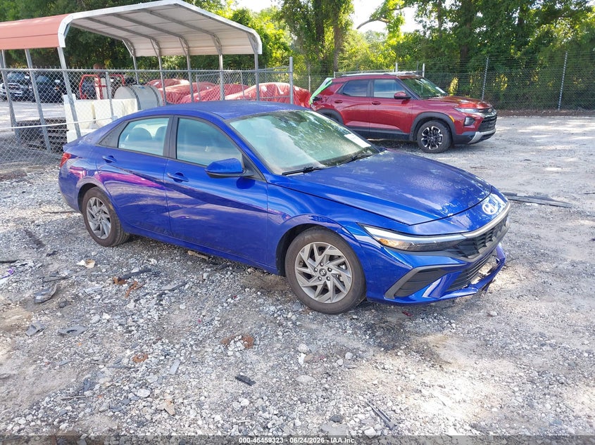 2024 Hyundai Elantra VIN KMHLM4DG1RU640526 IAAI salvage auction — FRONT END, Clear (Florida), sold $11,750 on 2026-07-07 (photo 1)