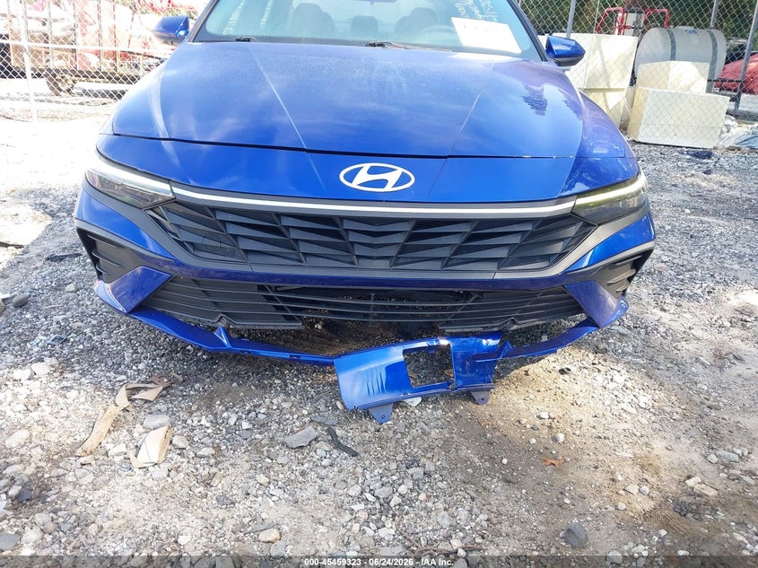 2024 Hyundai Elantra VIN KMHLM4DG1RU640526 IAAI salvage auction — FRONT END, Clear (Florida), sold $11,750 on 2026-07-07 (photo 6)