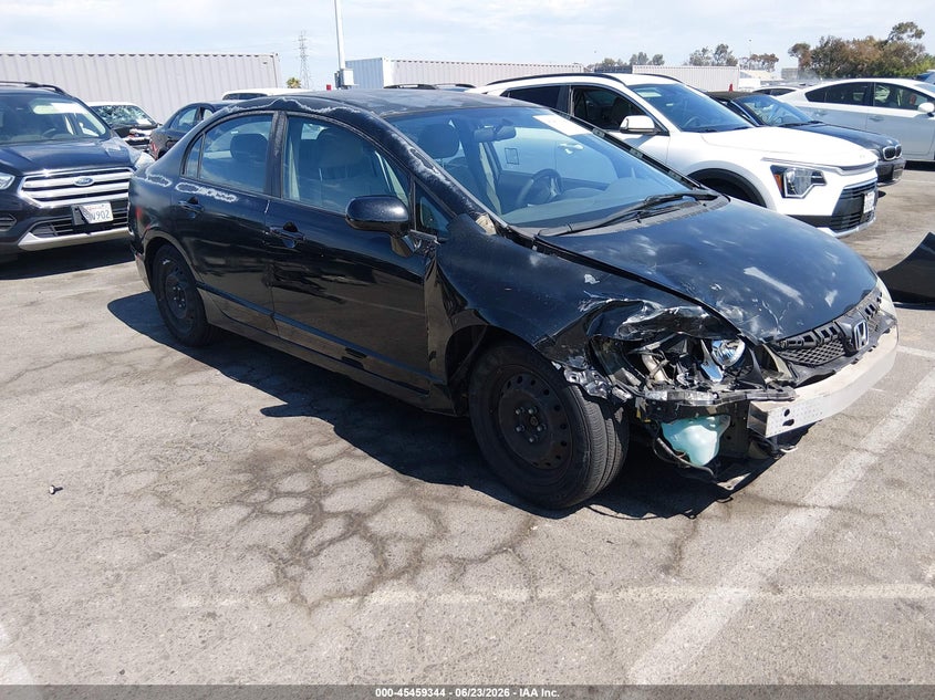 2011 Honda Civic VIN 2HGFA1F50BH513524 IAAI salvage auction — RIGHT FRONT, Salvage (California), sold $550 on 2026-07-09 (photo 1)
