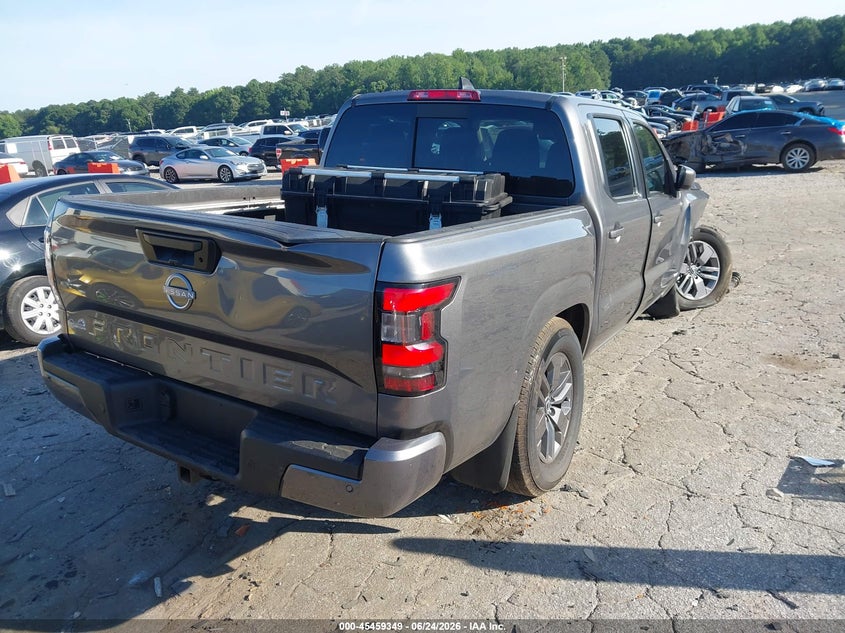 2026 Nissan Frontier VIN 1N6ED1EJ6TN618588 IAAI salvage auction — RIGHT SIDE, Salvage (Georgia), sold $8,925 on 2026-09-30 (photo 4)