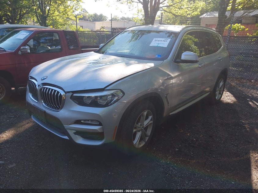 2019 BMW X3 VIN 5UXTR7C59KLF26021 IAAI salvage auction — RIGHT FRONT, Salvage (Virginia), sold $7,650 on 2026-07-23 (photo 2)