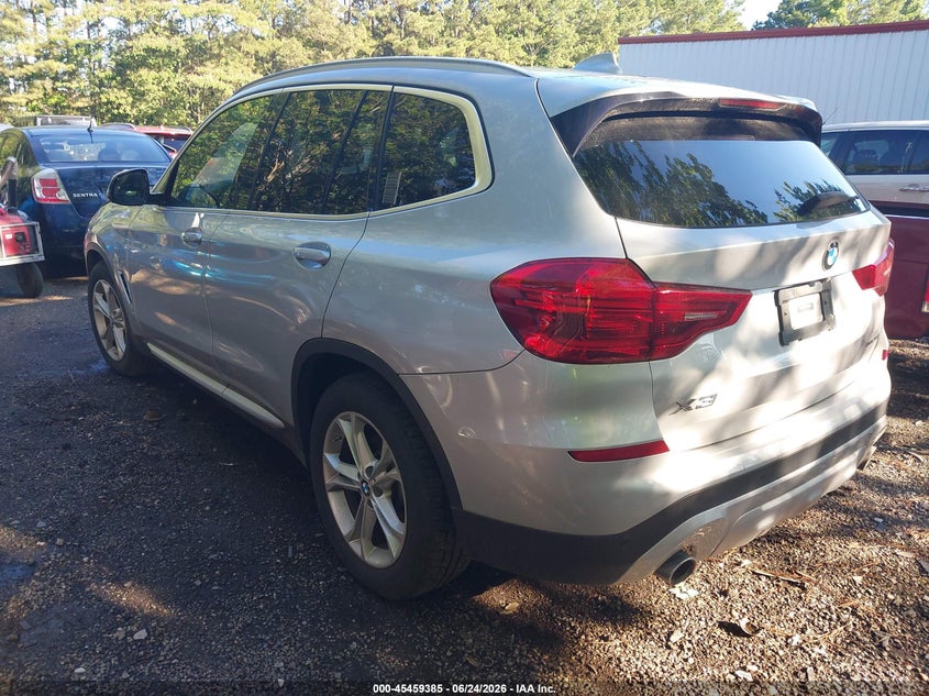 2019 BMW X3 VIN 5UXTR7C59KLF26021 IAAI salvage auction — RIGHT FRONT, Salvage (Virginia), sold $7,650 on 2026-07-23 (photo 3)