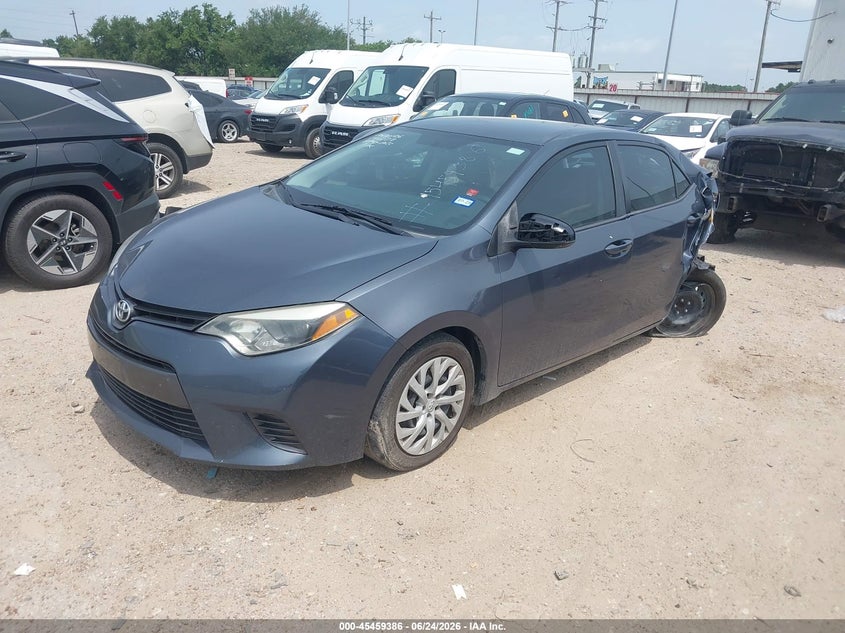 2016 Toyota Corolla VIN 5YFBURHE3GP529511 IAAI salvage auction — NORMAL WEAR, Original (Texas), sold $1,950 on 2026-07-16 (photo 2)